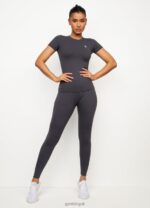 Gym King 365 Tee Graphite Women Clothing J2PFB439 - Image 4