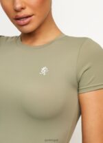 Gym King 365 Tee Pale Olive Women Clothing J2PFB430 - Image 3