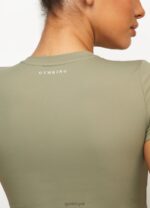 Gym King 365 Tee Pale Olive Women Clothing J2PFB430 - Image 4