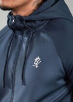 Gym King Ascent Panel Hood Deep Blue Men Clothing J2PFB266 - Image 10