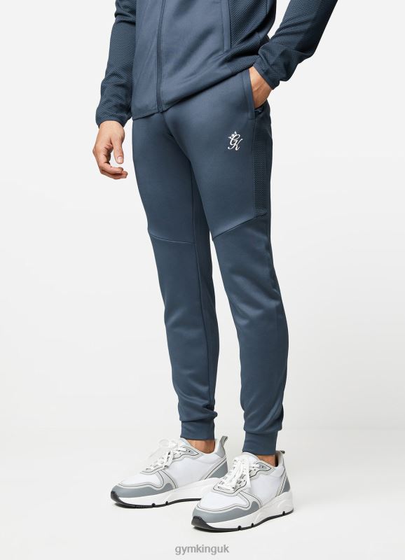 Gym King Ascent Panel Tracksuit Bottom Deep Blue Men Clothing J2PFB291 - Image 4