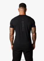 Gym King Aventus Tee Black Men Clothing J2PFB11 - Image 3