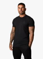 Gym King Aventus Tee Black Men Clothing J2PFB11 - Image 4