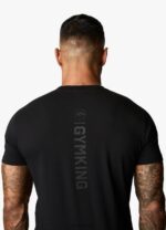 Gym King Aventus Tee Black Men Clothing J2PFB11 - Image 6