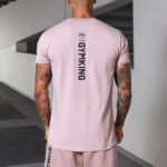 Gym King Aventus Tee Dusky Mauve Men Clothing J2PFB17