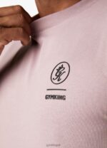 Gym King Aventus Tee Dusky Mauve Men Clothing J2PFB17 - Image 5