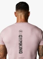 Gym King Aventus Tee Dusky Mauve Men Clothing J2PFB17 - Image 6