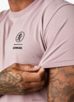 Gym King Aventus Tee Dusky Mauve Men Clothing J2PFB17 - Image 8