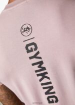 Gym King Aventus Tee Dusky Mauve Men Clothing J2PFB17 - Image 9