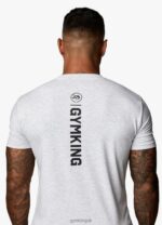 Gym King Aventus Tee Snow Marl Men Clothing J2PFB16 - Image 10