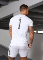 Gym King Aventus Tee White Men Clothing J2PFB10 - Image 2