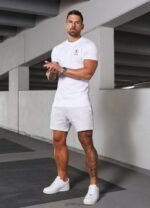 Gym King Aventus Tee White Men Clothing J2PFB10 - Image 3