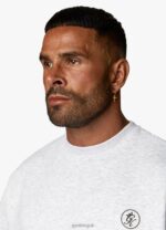 Gym King Aventus Tracksuit Snow Marl Men Clothing J2PFB239 - Image 19