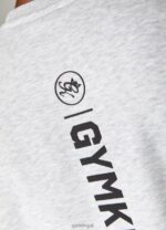 Gym King Aventus Tracksuit Snow Marl Men Clothing J2PFB239 - Image 3