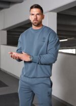 Gym King Aventus Tracksuit Storm Blue Men Clothing J2PFB237 - Image 11