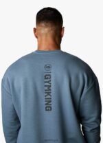 Gym King Aventus Tracksuit Storm Blue Men Clothing J2PFB237 - Image 9