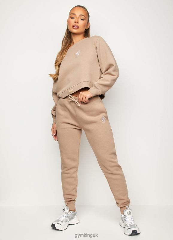 Gym King Basis Oversized Jogger Toffee Women Clothing J2PFB603 - Image 3