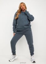 Gym King Basis Oversized Joggers Stormy Blue Women Clothing J2PFB602 - Image 4