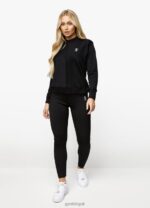 Gym King Bias Rib Crew Black Women Clothing J2PFB618 - Image 5