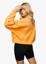 Gym King Boucle Crew Golden Orange Women Clothing J2PFB633 - Image 2