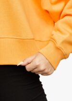 Gym King Boucle Crew Golden Orange Women Clothing J2PFB633 - Image 4