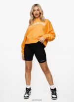 Gym King Boucle Crew Golden Orange Women Clothing J2PFB633 - Image 5