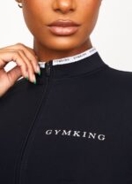 Gym King Bound Script Funnel Black/White Women Clothing J2PFB496 - Image 2