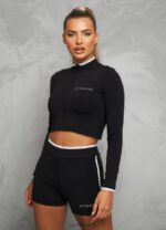 Gym King Bound Script Funnel Black/White Women Clothing J2PFB496 - Image 7