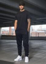 Gym King Box Logo Jogger Black Men Clothing J2PFB287 - Image 2