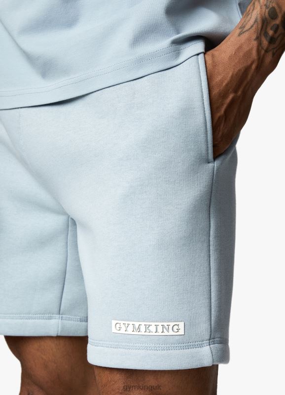 Gym King Box Logo Short Ashley Blue Men Clothing J2PFB95 - Image 5