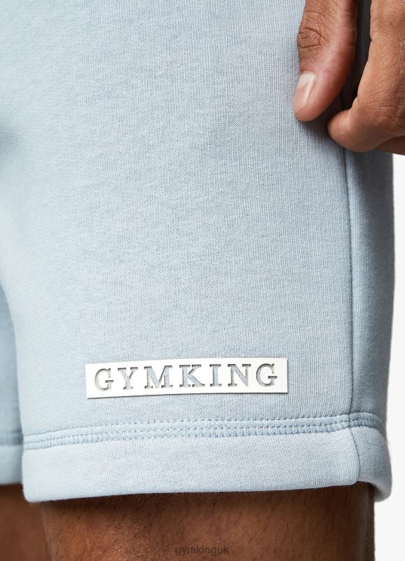 Gym King Box Logo Short Ashley Blue Men Clothing J2PFB95 - Image 6