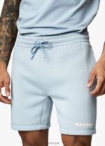Gym King Box Logo Short Ashley Blue Men Clothing J2PFB95 - Image 7