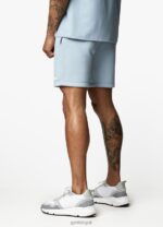 Gym King Box Logo Short Ashley Blue Men Clothing J2PFB95 - Image 8