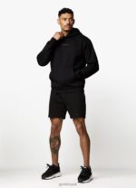 Gym King Box Logo Short Black Men Clothing J2PFB133 - Image 4