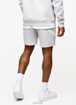 Gym King Box Logo Short Light Grey Men Clothing J2PFB97 - Image 6