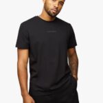 Gym King Box Logo Tee Black Men Clothing J2PFB58