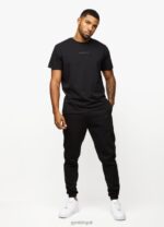 Gym King Box Logo Tee Black Men Clothing J2PFB58 - Image 5