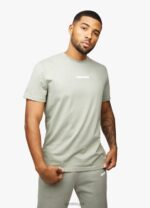 Gym King Box Logo Tee Soft Khaki Men Clothing J2PFB19 - Image 3