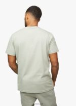 Gym King Box Logo Tee Soft Khaki Men Clothing J2PFB19 - Image 5