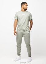 Gym King Box Logo Tee Soft Khaki Men Clothing J2PFB19 - Image 6