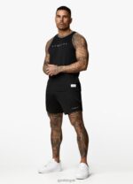 Gym King Brooklyn Mesh Short Black Men Clothing J2PFB136 - Image 3