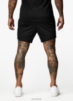 Gym King Brooklyn Mesh Short Black Men Clothing J2PFB136 - Image 5