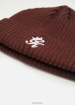 Gym King Colt Beanie Chocolate Unisex Accessories J2PFB649 - Image 2