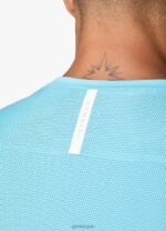Gym King Contrast Flex Tee Aqua/Blue Men Clothing J2PFB25 - Image 7