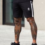 Gym King Core Plus Poly Short Black Men Clothing J2PFB83