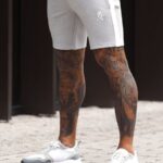 Gym King Core Plus Poly Short Grey Marl/White Men Clothing J2PFB84