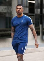 Gym King Core Plus Poly Short Moonlight Blue Men Clothing J2PFB153 - Image 2