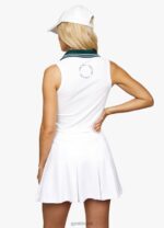 Gym King Court Luxe Tank White Women Clothing J2PFB466 - Image 2