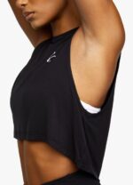 Gym King Crop Vest Black Women Clothing J2PFB544 - Image 3