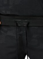 Gym King Debossed Camo Short 5'' Black Men Clothing J2PFB88 - Image 9